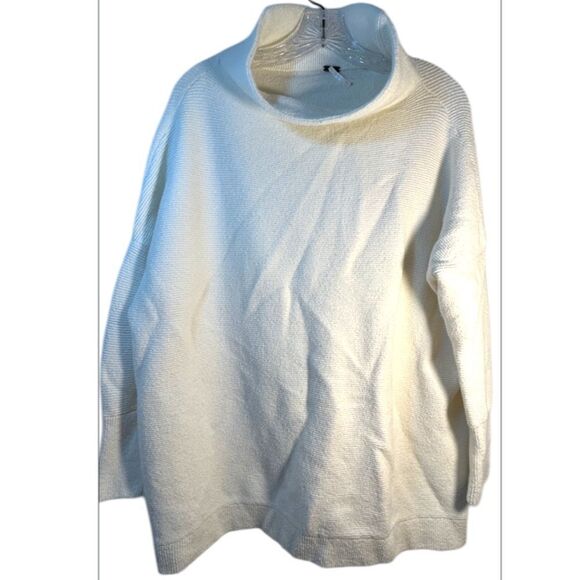 FREE PEOPLE OTTOMAN ladies small buttercream SLOUCH SWEATER OB432957 cozy cabin - Picture 1 of 11